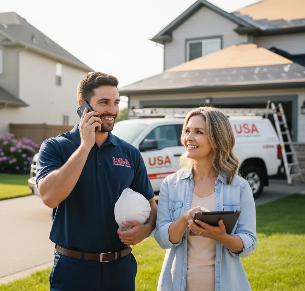 USA Roof Repair Experts customer support in Cresco